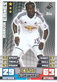 Marvin Emnes Swansea City 2014/15 Topps Match Attax #304